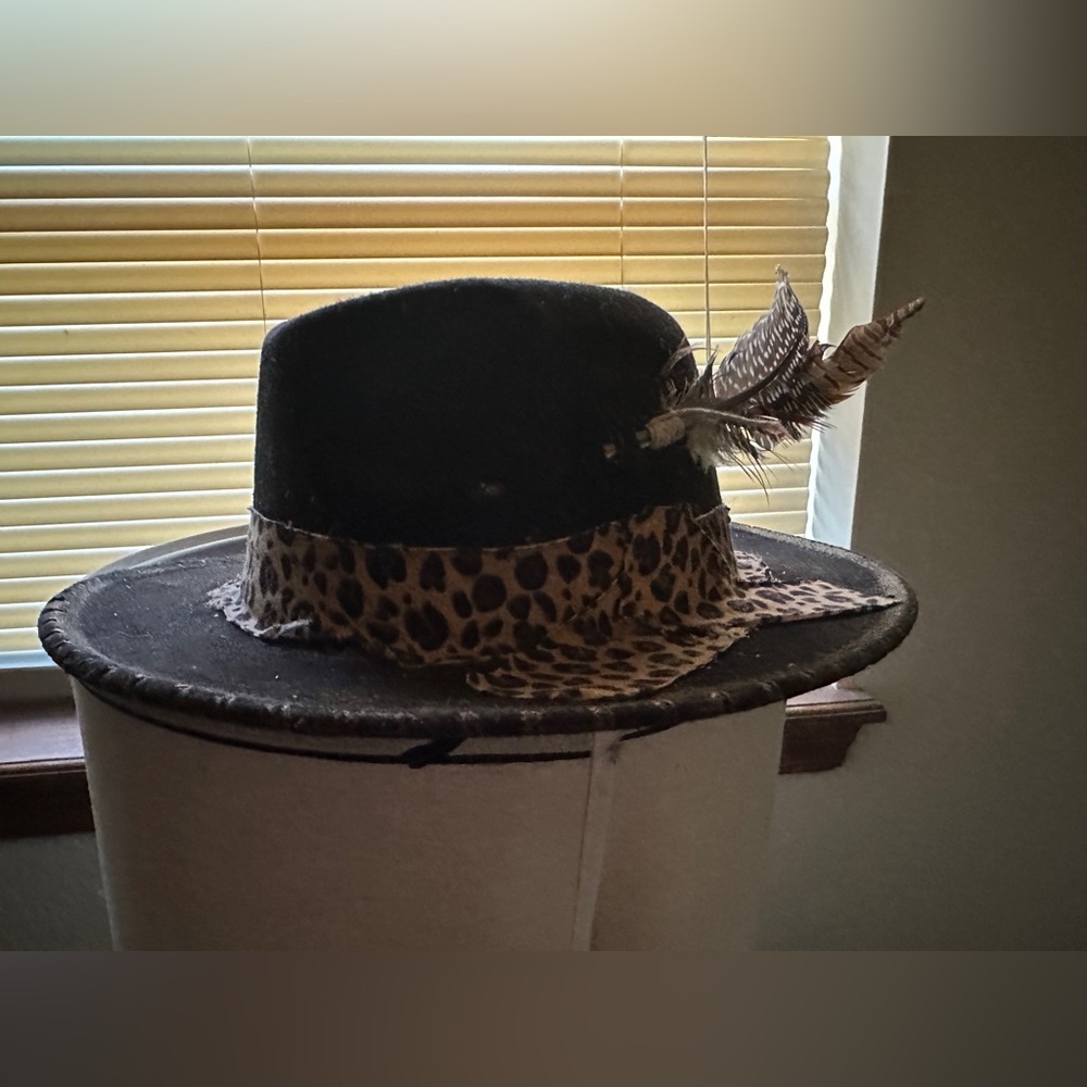 Custom made hat….worn a few times.